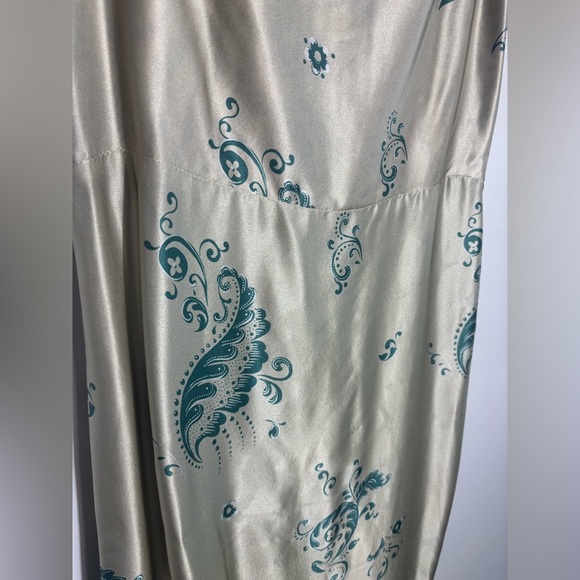 Reformation Cream and Green Floral Maxi Dress - Picture 7 of 12